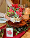 Birch Poinsettia Pop-Up Bouquet w/ Note Card