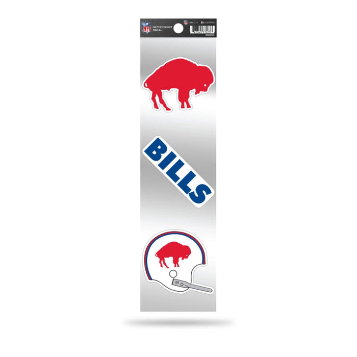 Buffalo Bills Retro Spirit Decals - 3 Pack