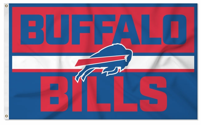 3x5' Buffalo Bills Bold Polyester Flag