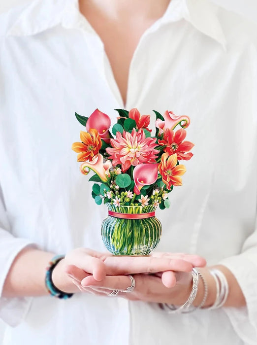 Mini Dear Dahlia Pop-Up Bouquet w/ Note Card