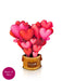 Mini Heart Balloons Pop-Up Bouquet w/ Note Card