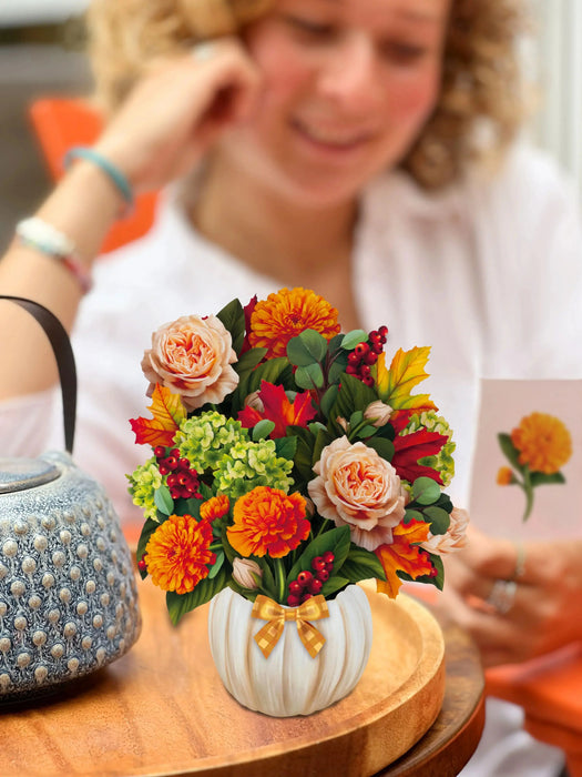 Mini Pumpkin Spice Pop-Up Bouquet w/ Note Card