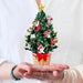 Mini Meowy Christmas Tree Pop-Up Bouquet w/ Note Card