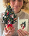 Mini Meowy Christmas Tree Pop-Up Bouquet w/ Note Card