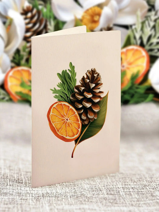 Mini Winter Magnolia Pop-Up Bouquet w/ Note Card