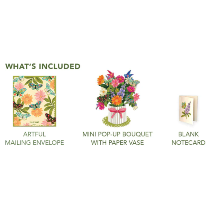 Mini Enchanted Garden Pop-Up Bouquet w/ Note Card