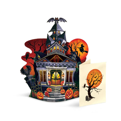 Mini Haunted House Pop-Up Scene w/ Note Card