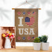 I Love USA Banner Flag