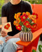 French Poppies Pop-Up Bouquet w/ Note Card
