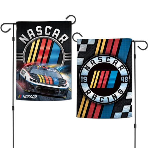 NASCAR Logo Double Sided Garden Flag