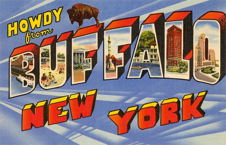 Howdy From Buffalo New York PRINT