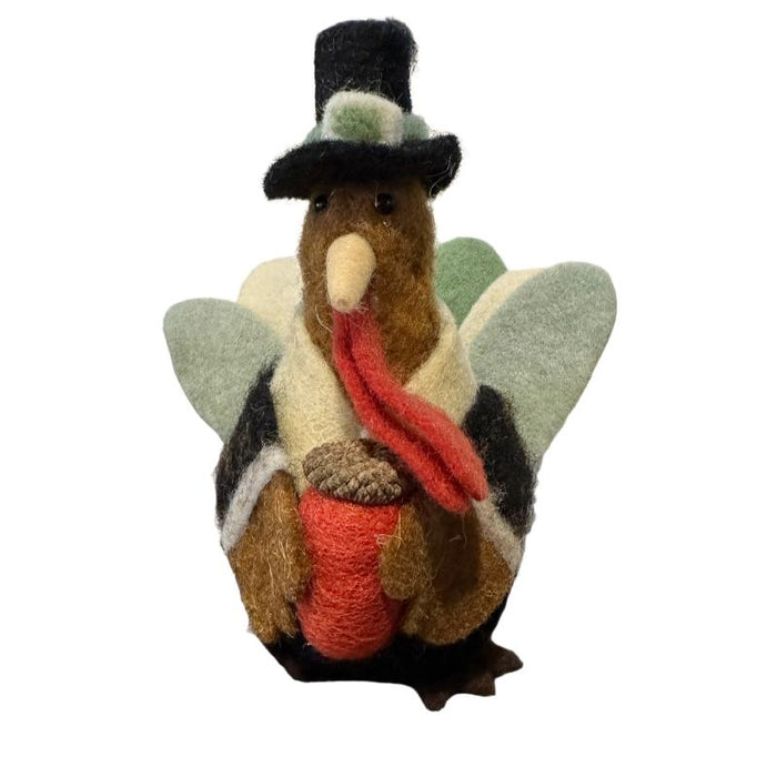 Sitting Turkey Plush Critter