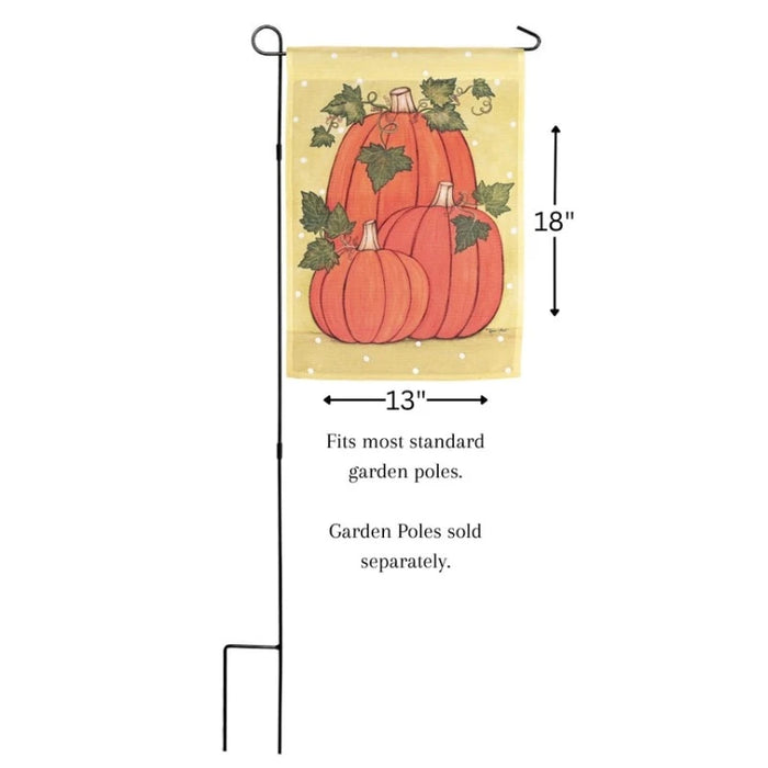 Happy Pumpkins Garden Flag