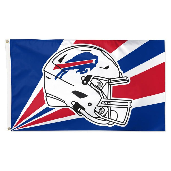 3x5' Buffalo Bills Burst Helmet Polyester Flag