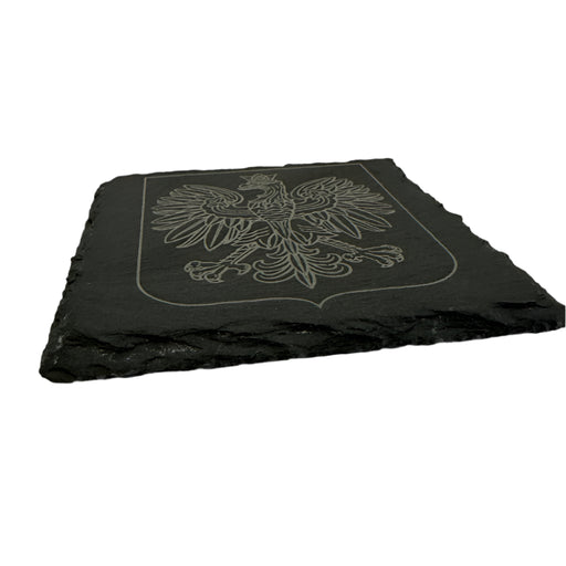 Polish Eagle Square Slate Coaster