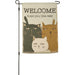 Welcome Hope You Like Cats Garden Flag