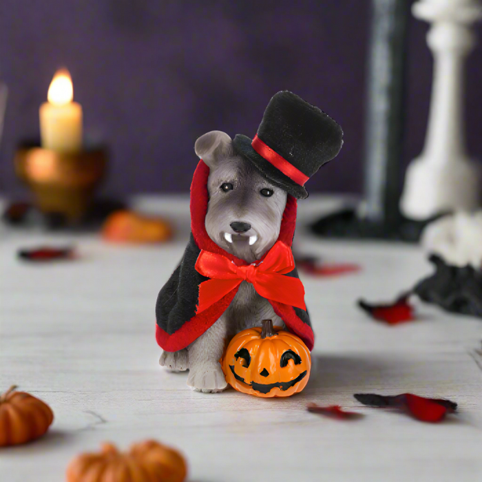 Vampire Dog Halloween Figurine