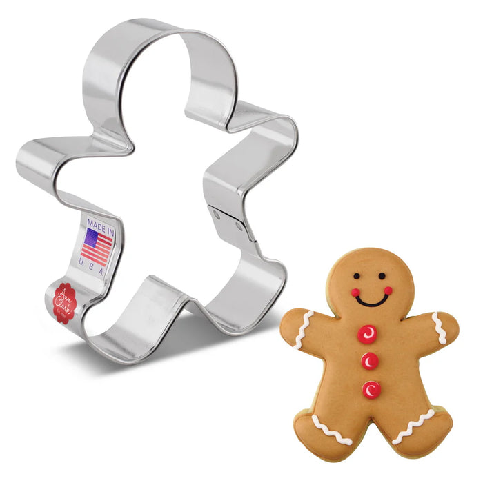 Gingerbread Man Cookie Cutter - Made in USA