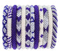 Roll-On® Beaded Bracelet - Gameday Blue