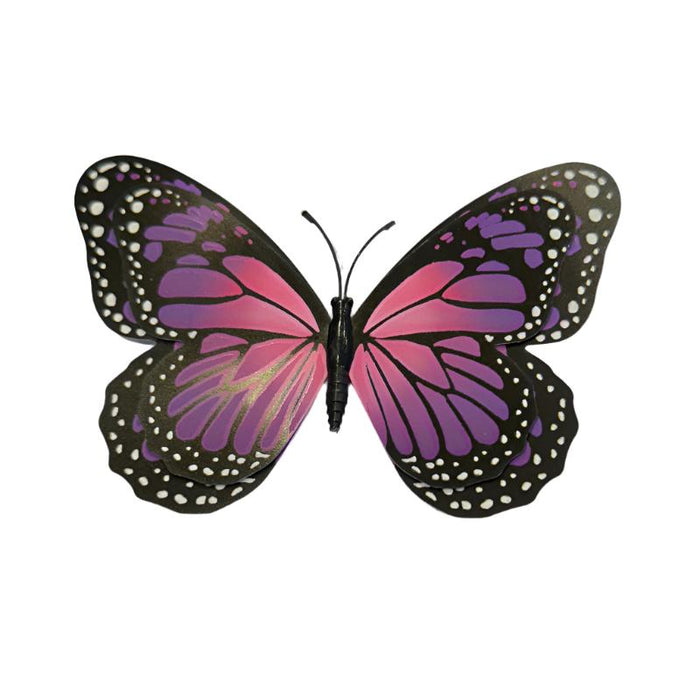 Purple Monarch Glow in the Dark Paper Butterfly Magnet