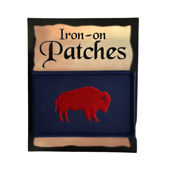 Red Standing Buffalo Patch