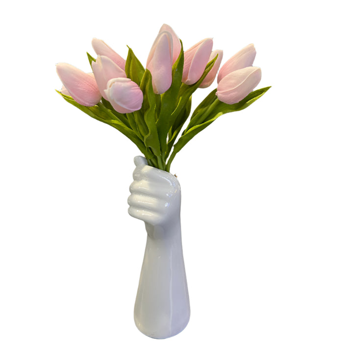 Light Pink - Real Feel Single Tulip Bud