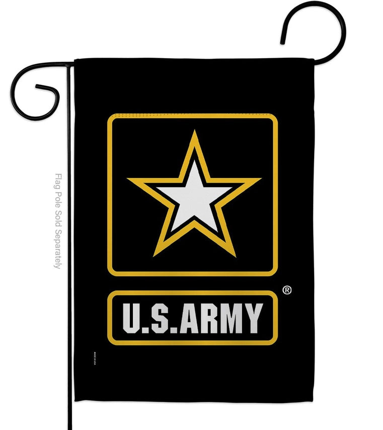US Army Box Star Garden Flag
