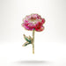 Pink Peony Enamel Lapel Pin