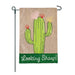 Looking Sharp Cactus Burlap Garden Flag