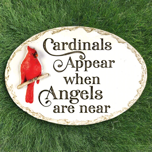 Cardinals Appear Mini Stepping Stone/Wall Décor