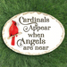Cardinals Appear Mini Stepping Stone/Wall Décor