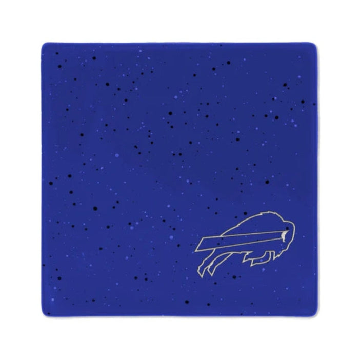 Buffalo Bills Blue Speckle 4" Coaster - Sold Individually