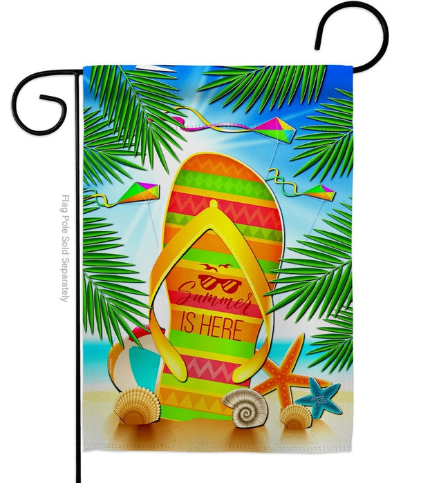 Summer Flip Flop Garden Flag