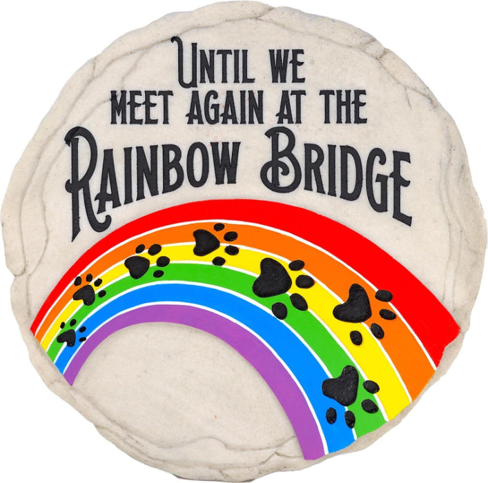 Rainbow Bridge Pet Memorial Stepping Stone