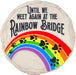 Rainbow Bridge Pet Memorial Stepping Stone