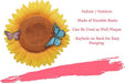 Sunflower Shape Stepping Stone/Wall Decor