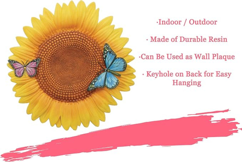 Sunflower Shape Stepping Stone/Wall Decor
