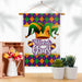 Mardi Gras Fun Banner Flag