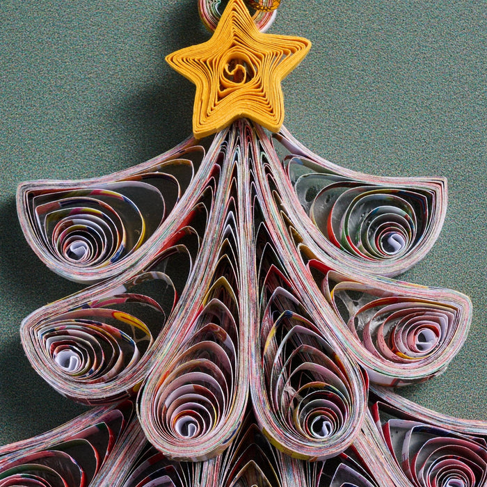 Fancy Tree Quilled Paper Ornament