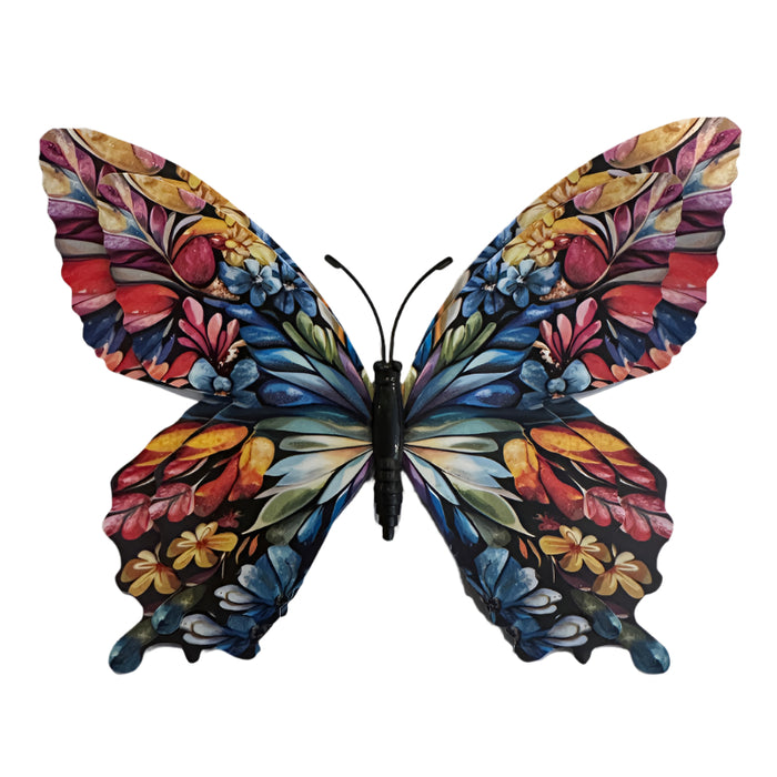 Floral Swallowtail Glow in the Dark Paper Butterfly Magnet