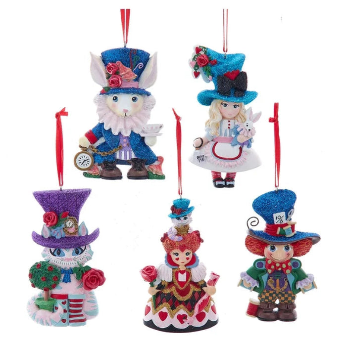 Alice in Wonderland Ornament - assorted styles shown and sold separately