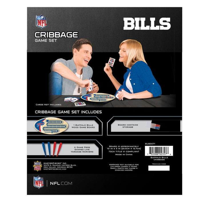 Buffalo Bills Cribbage Board Without Cards