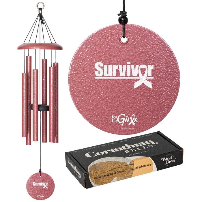 36" For the Girls Survivor Wind Chime (6 Tubes)