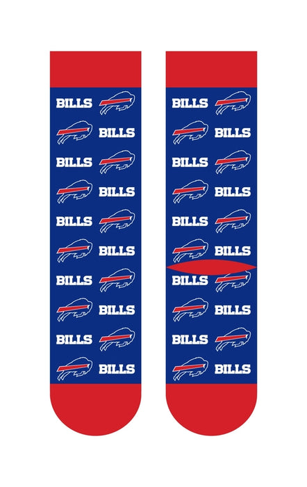 Buffalo Bills Step & Repeat Business Knit Crew Socks