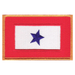 One Blue Service Star Flag Patch