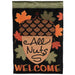 Acorn All Nuts Welcome Garden Flag