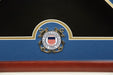 US Coast Guard Emblem Burial Flag Display Case