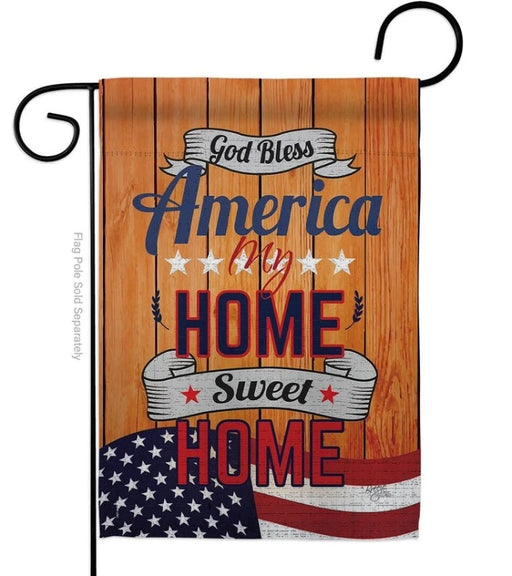 America My Home Sweet Home Garden Flag