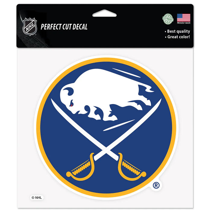 8x8" Buffalo Sabres Color Perfect Cut Decal