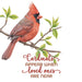 Cardinals Appear When Loved Ones Are Near Wind Chime